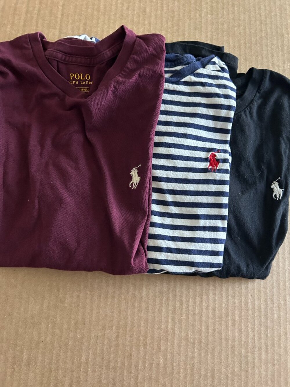 Polo Ralph Lauren Classic Crew Neck Tees, Women's Medium